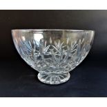 Large Waterford Crystal Bowl 23cm Wide 15cm Tall