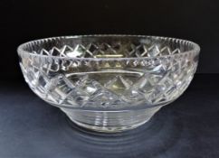 Vintage Art Deco Stuart Crystal Fruit Bowl