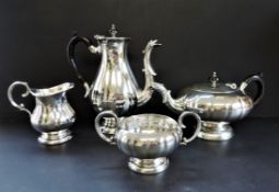 Vintage Moreton-Parker Ltd Canada Marlboro Silver Plate Tea & Coffee Set