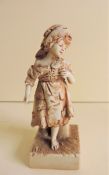 Antique German Porcelain Miniature Figurine circa 1870's