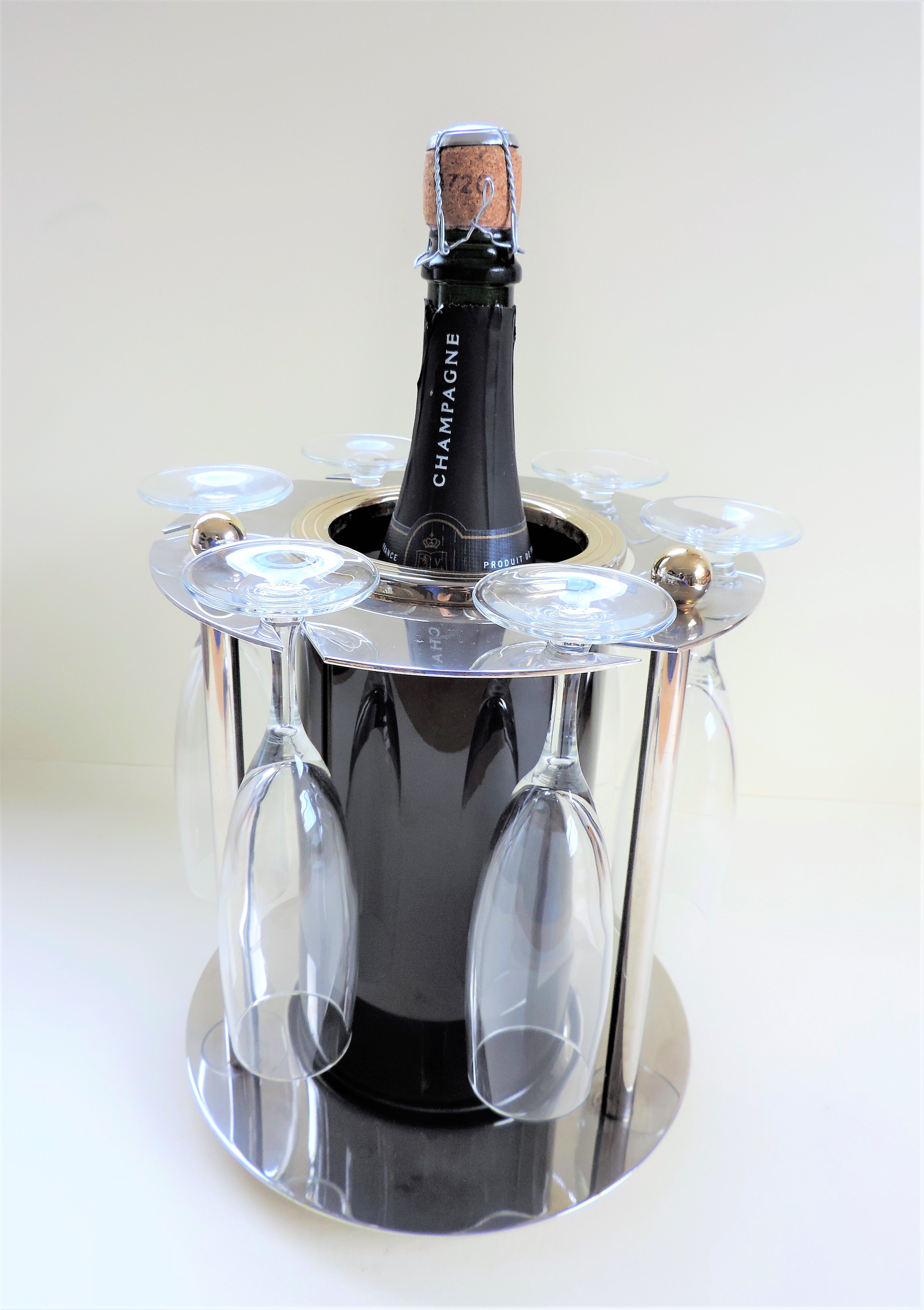 Novelty French Modernist Champagne Cooler, circa 1970's - Image 2 of 11