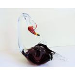 Vintage Murano Glass Swan