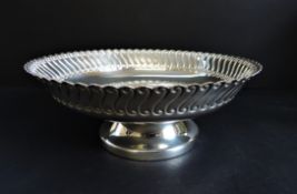 Antique Art Nouveau Silver Plated Pedestal Bowl