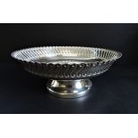 Antique Art Nouveau Silver Plated Pedestal Bowl