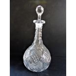 Antique Crystal Decanter