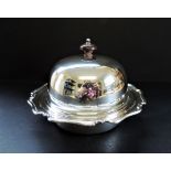 Antique Art Nouveau Silver Plated Muffin Dish/Warmer