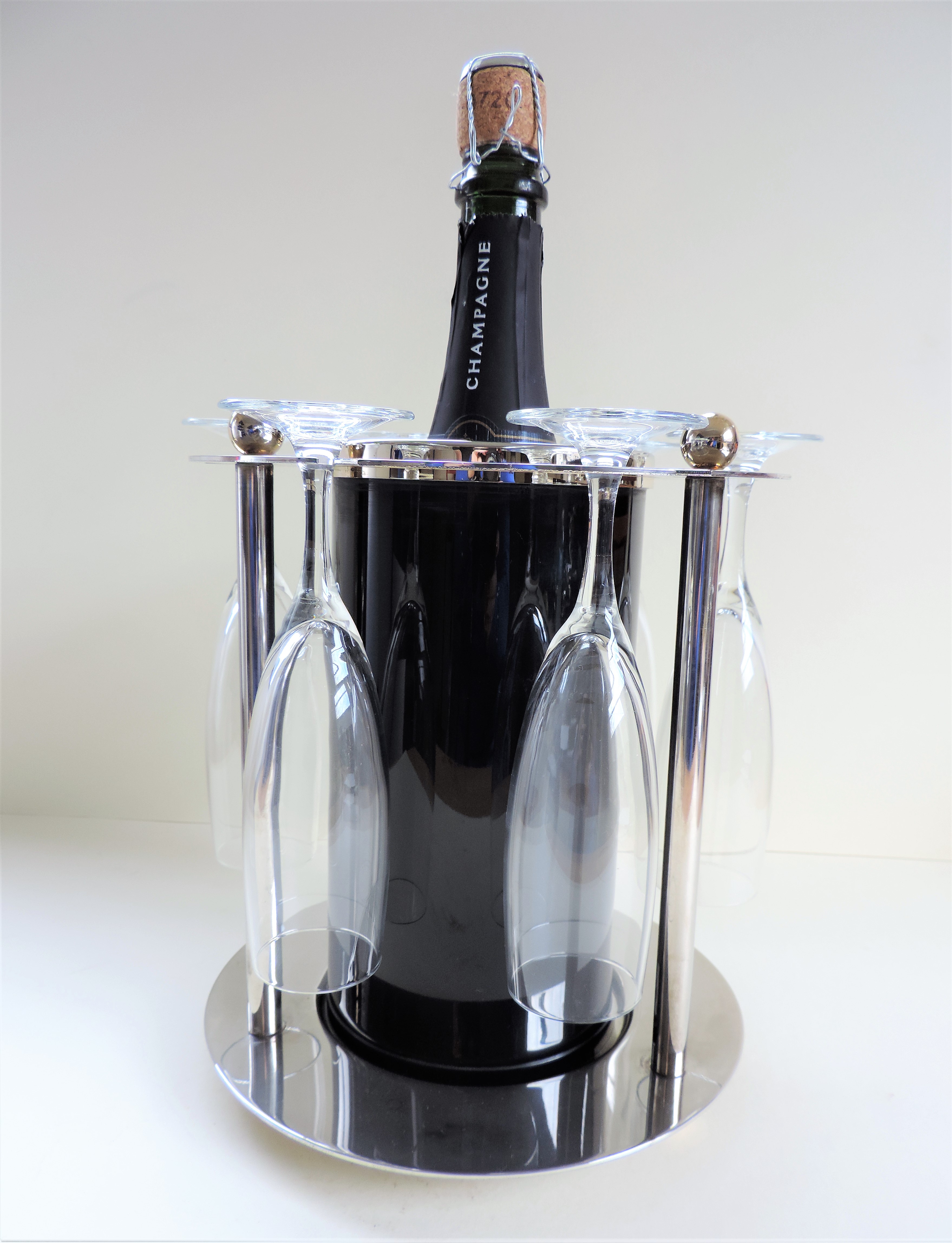 Novelty French Modernist Champagne Cooler, circa 1970's - Image 4 of 11