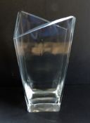 Large Modernist Glass Vase