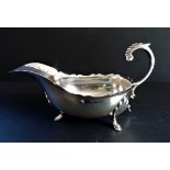 Antique Art Nouveau Silver Plate Gravy/Sauce Boat