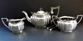 Antique Edwardian 4 Piece Silver Plated Tea Set circa 1900-1910