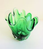 Vintage Murano Art Glass Bowl