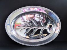 Antique Silver Plated Meat Platter