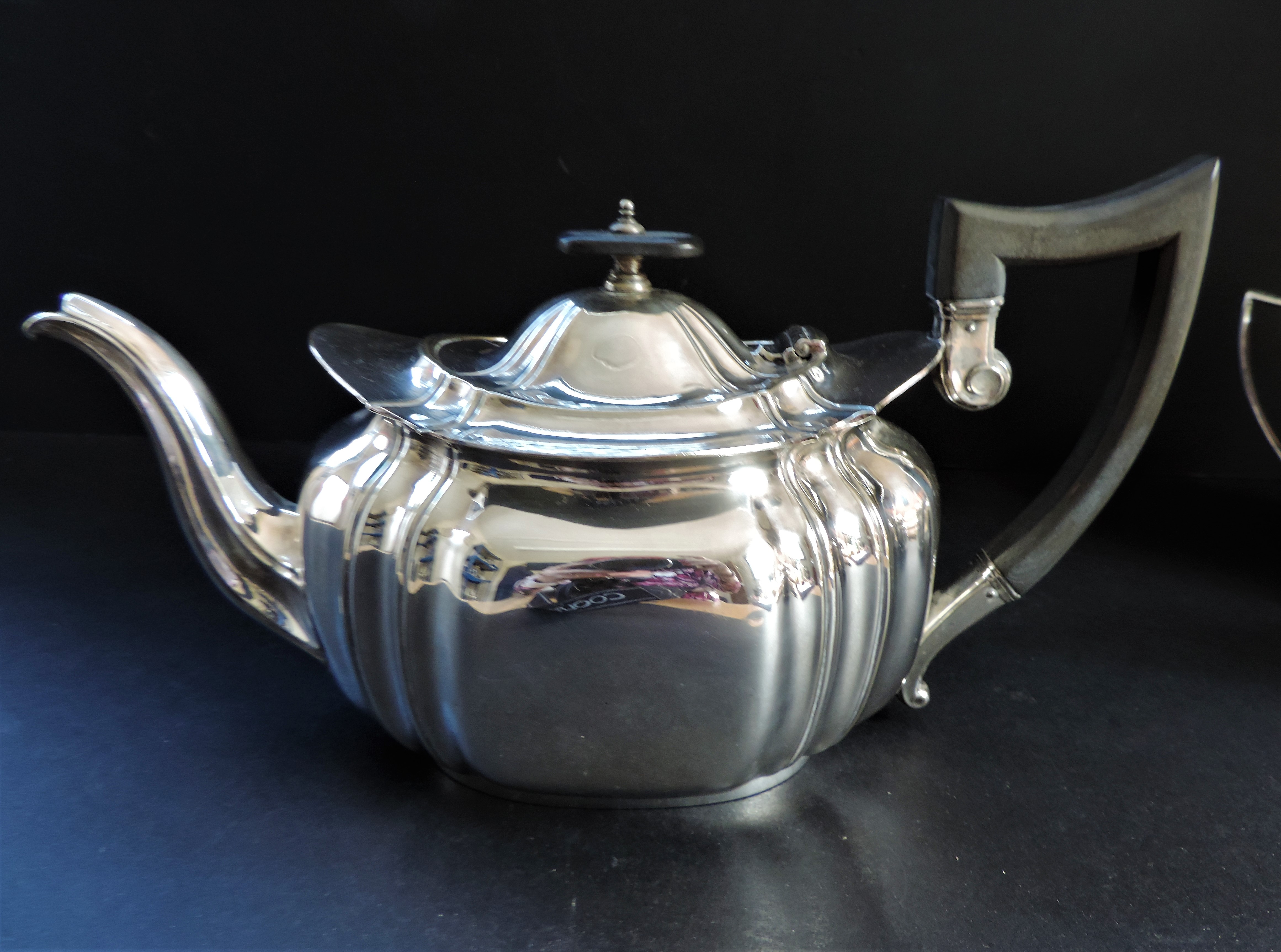 Antique Edwardian 4 Piece Silver Plated Tea Set circa 1900-1910 - Image 4 of 7