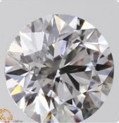 GIA certified loose diamond 0.90ct, D colour, VS2 clarity