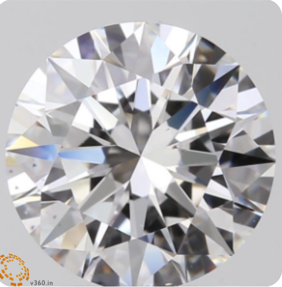 1.26ct round brilliant diamond GIA certified, E colour, VS2 clarity - Image 8 of 10