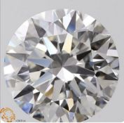 GIA certified loose diamond 1.00ct, F colour, VVS2 clarity