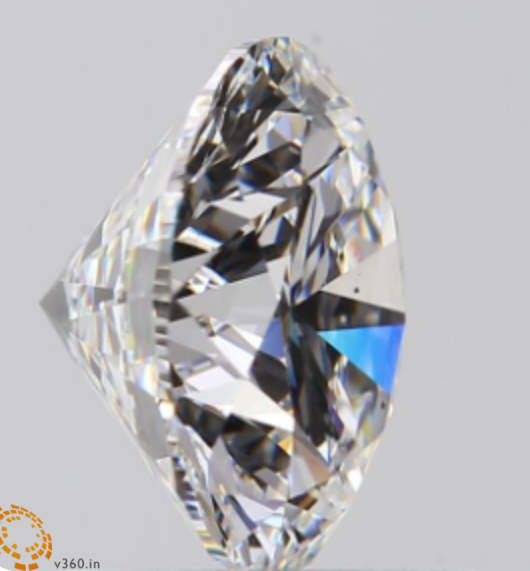 1.26ct round brilliant diamond GIA certified, E colour, VS2 clarity - Image 5 of 10