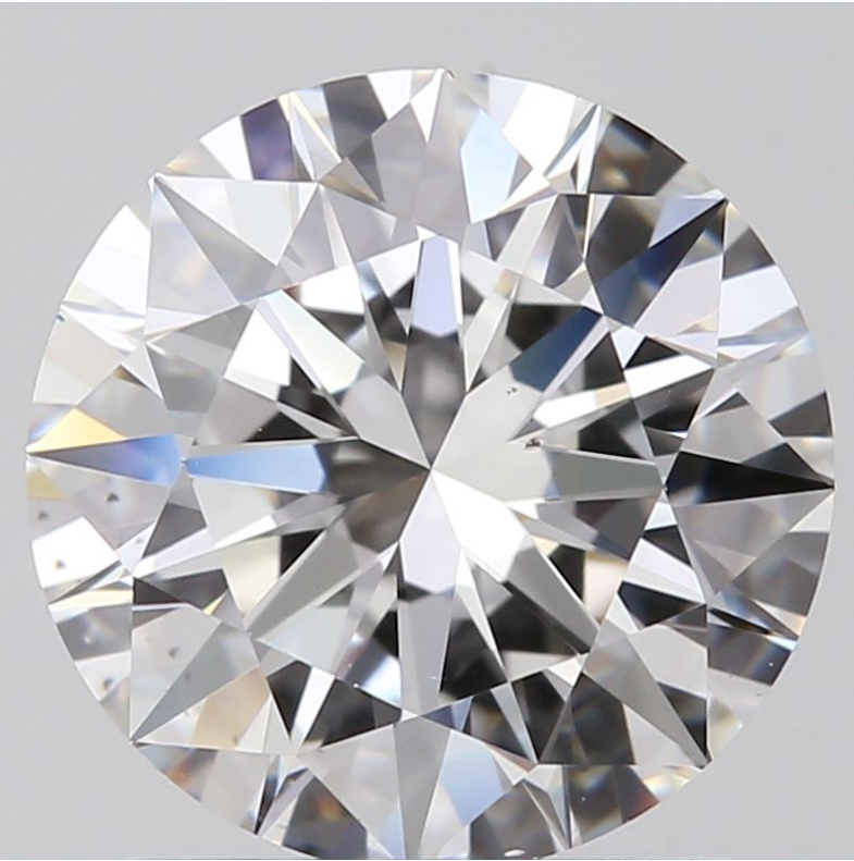 1.26ct round brilliant diamond GIA certified, E colour, VS2 clarity