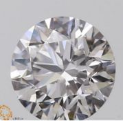 GIA certified loose diamond 0.31ct, F colour, VVS2, triple excellent