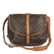 Louis Vuitton Brown Monogram Coated Canvas Vintage Samur 356