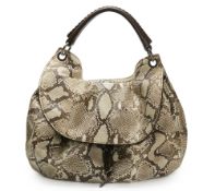 Miu Miu Python Leather Aviator Hobo Bag