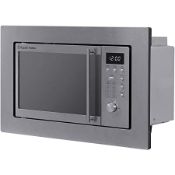 (R15I) Kitchen. 1 X Russell Hobbs 20L Built In Stainless Steel Digital Microwave (RHBM2001) NewII