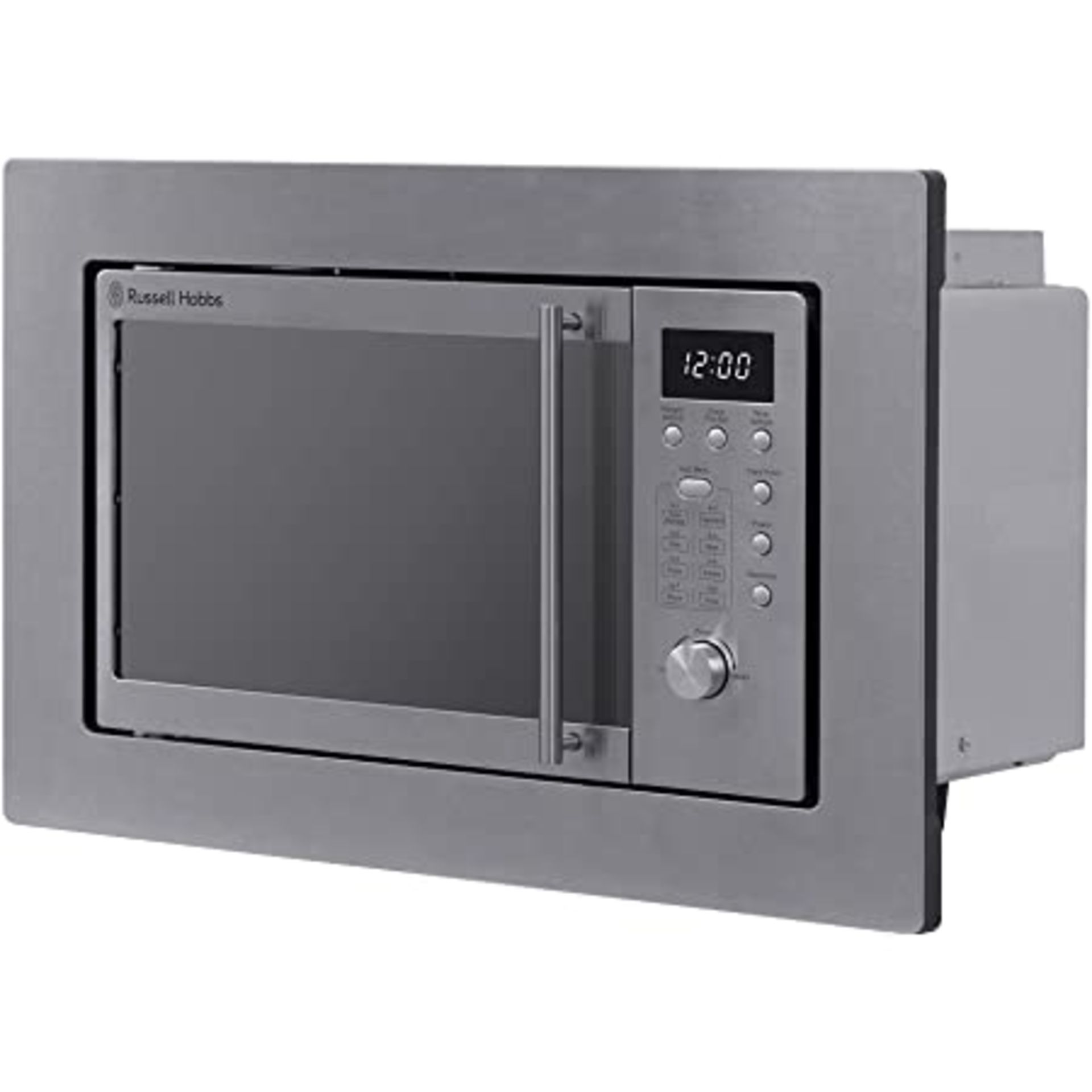 (R15I) Kitchen. 1 X Russell Hobbs 20L Built In Stainless Steel Digital Microwave (RHBM2001) NewII