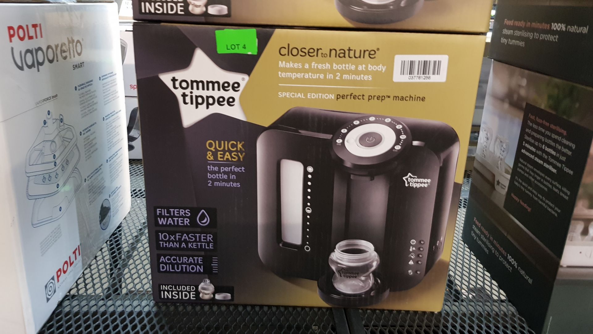 (R15I) Baby. 1 X Tommee Tippee Perfect Prep Machine Special Edition Black (New) - Image 2 of 2