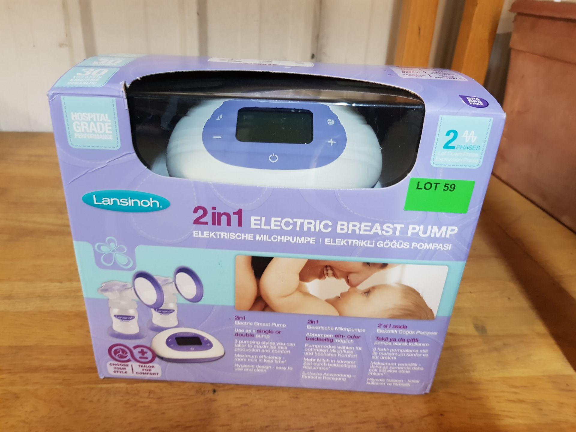 (R15I) Baby. 1 X Lansinoh 2 In 1 Electric Breast Pump Hospital Grade (New) - Image 2 of 2