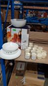 (R3F) Mixed Lot. 1 X 14 Piece Luminarc Diwali Dinner Set & 15 X Sweet Vanilla Candle (6 X No Glass