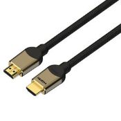 (R15I) Tech. 6 X Blackweb Gold Plated 1.2M HDMI Cable (All New)