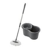 (R2G) Household. 4 Items. 3 X Addis Spin Mop With 6L Bucket & 1 X Vileda Turbo Smart