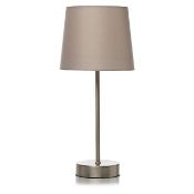 (R1B) Lighting. 18 Items. 10 X Stick Lamp, 1 X Copper Effect Table Lamp, 2 X Speckled Table Lamp, 2