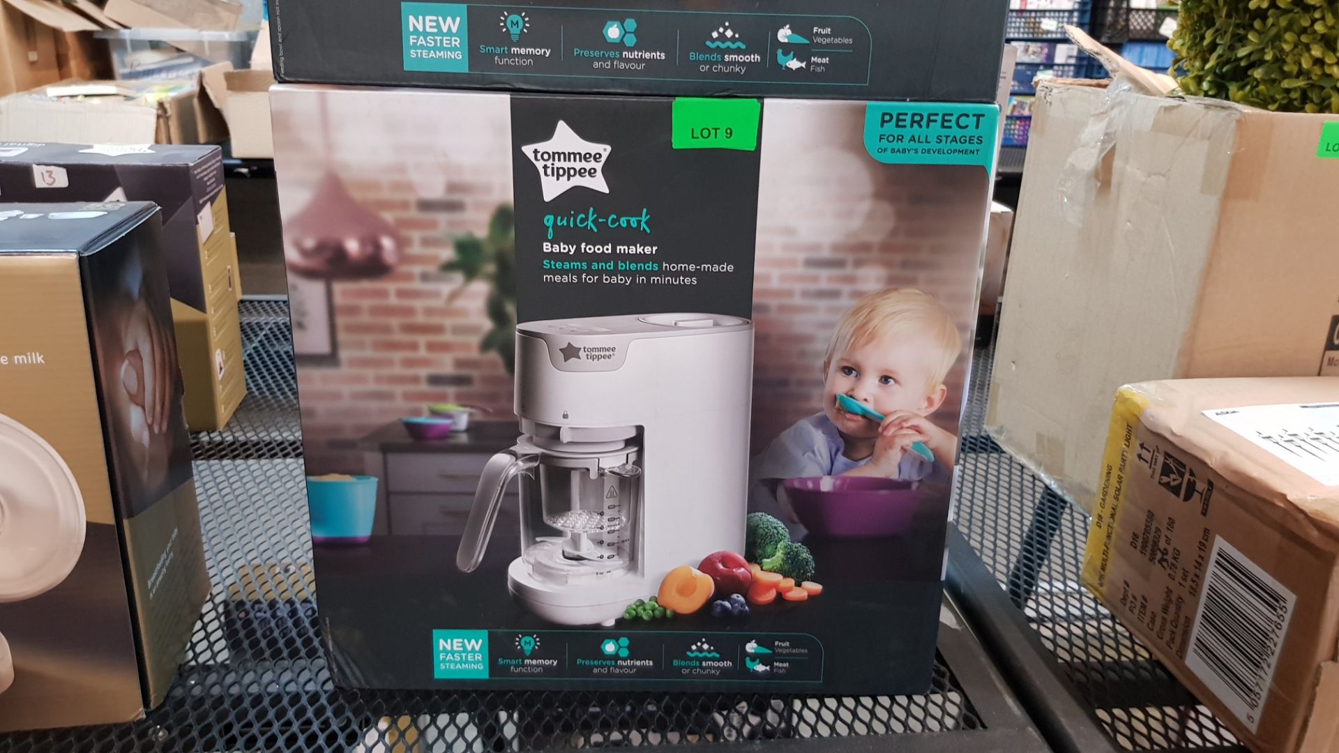 (R15I) Baby. 1 X Tommee Tippee Quick Cook Baby Food Maker Black (New) - Image 2 of 2