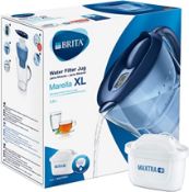(R2G) Household. 6 Items. 4 X Brita Marella XL Water Filter Jug, 1 X Brita Marella Water Filter Jug