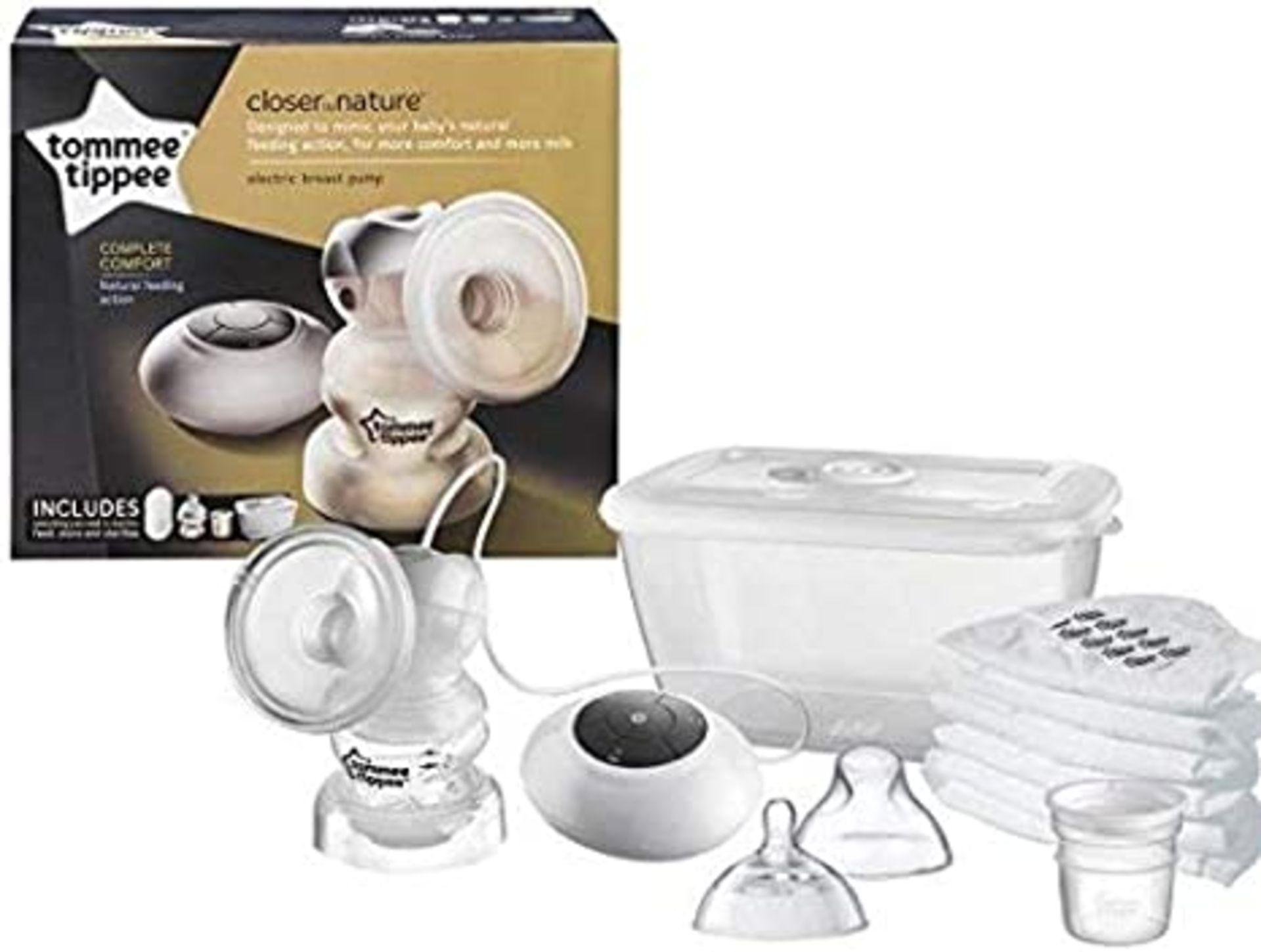 (R15I) Baby. 1 X Tommee Tippee Closer To Nature Electric Breast Pump (New)