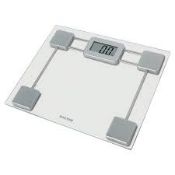 (R1J) Electronic Scales. 9 Items. 2 x Salter Compact Glass Personal Scale, 1 X Salter 15KG Kitchen