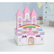 (R2B) Toys. 1 X Wooden Princess Castle