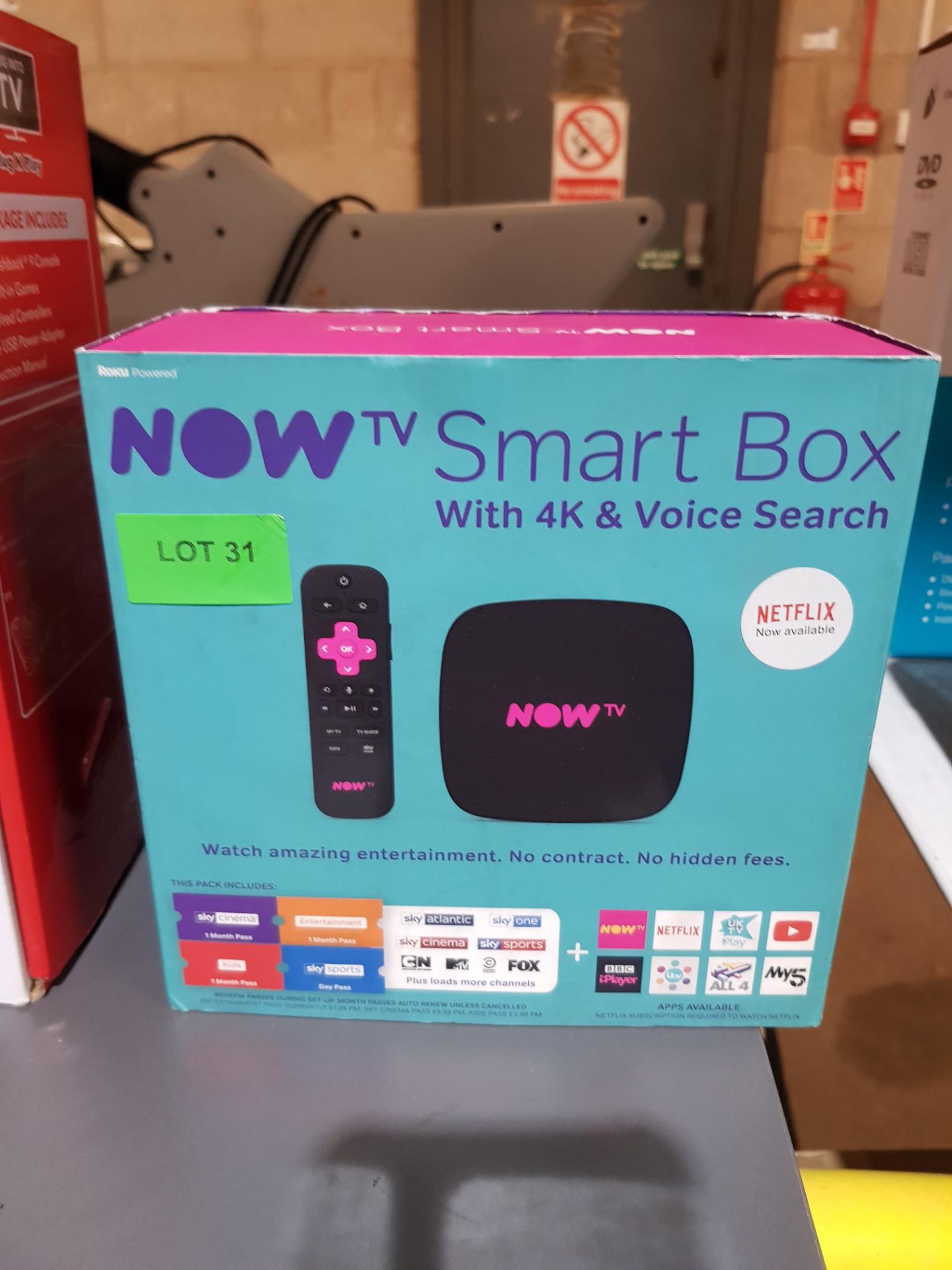 (R15A) Tech. 1 X Now TV Smart Box With 4K & Voice Search - Image 3 of 3