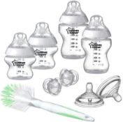 (R15F) Baby. 6 Tommee Tippee Items. 2 X Closer To Nature Newborn Starter Set, 2 X Advanced Anti Col