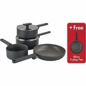 (R2F) Household. 1 X Scoville Ultra Lift Toughened Aluminium 5 Piece Cookware Set