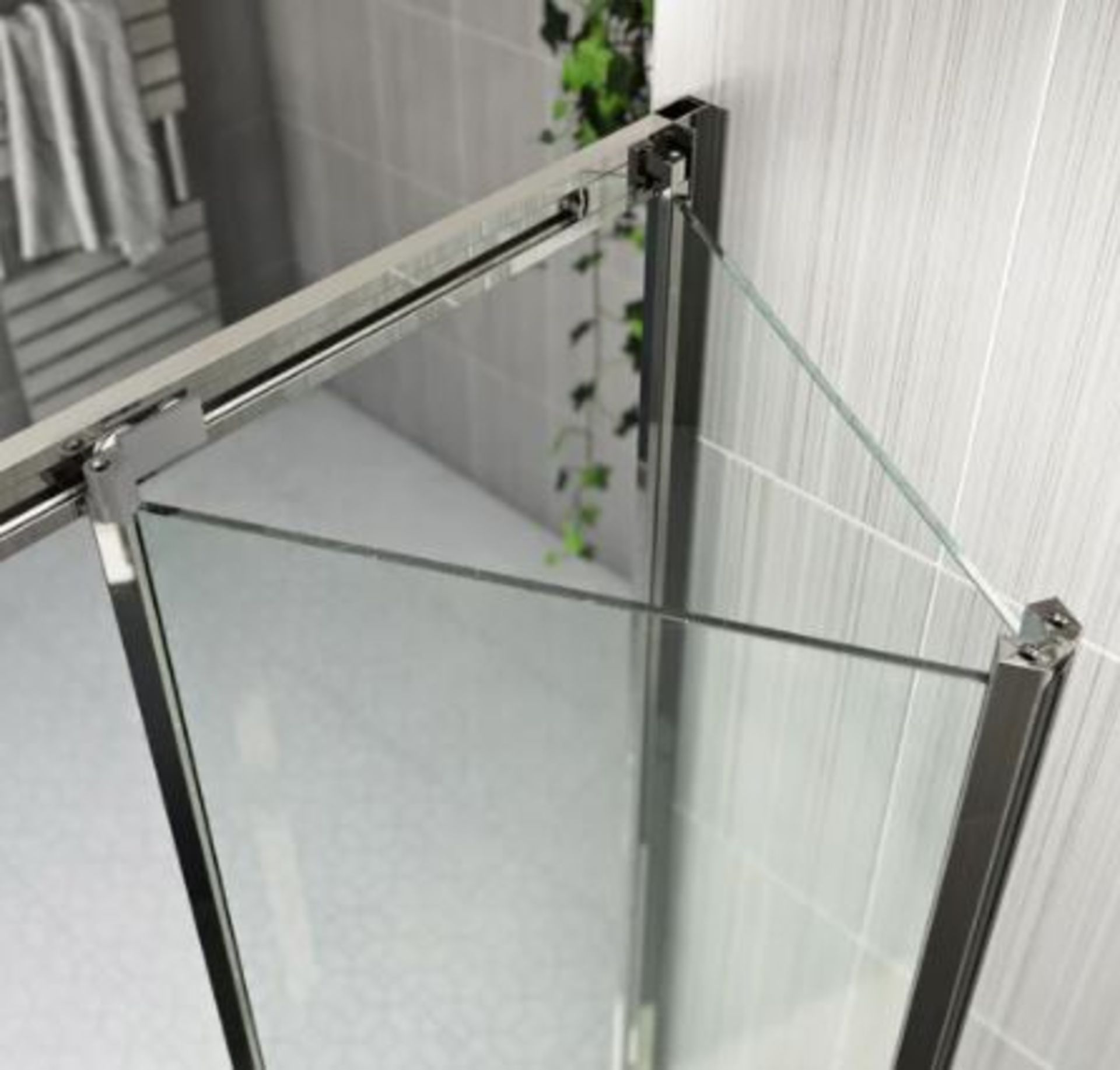 5 Items. 1 X Orchard 6mm Sliding Door 1200mm (bsd1204) RRP £165, 1 X Orchard 6mm Sliding Door 1000 - Image 5 of 13