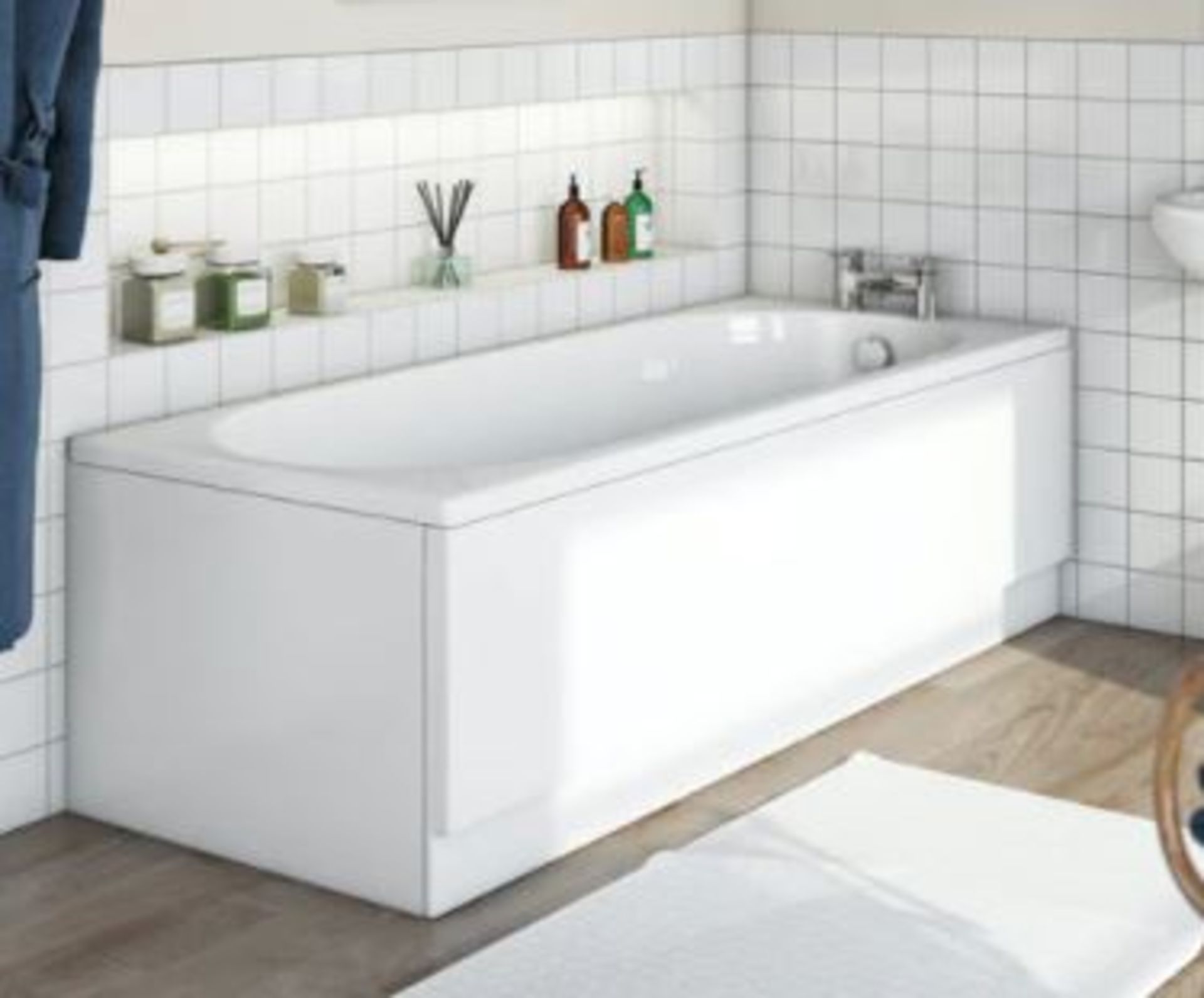 2 Items. 1 X Richmond Single Ended Bath 1600 X 700 (cric1670s) RRP £145 & 1 X Single Ended Stee