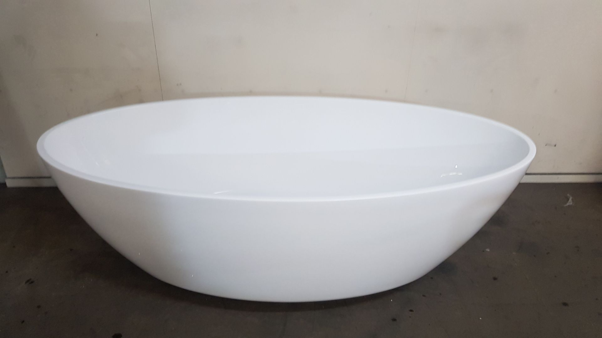 Mode Bathrooms Freestanding Acrylic Bath With Drain & Overflow 1800x870mm (RBQ169) - Image 3 of 3