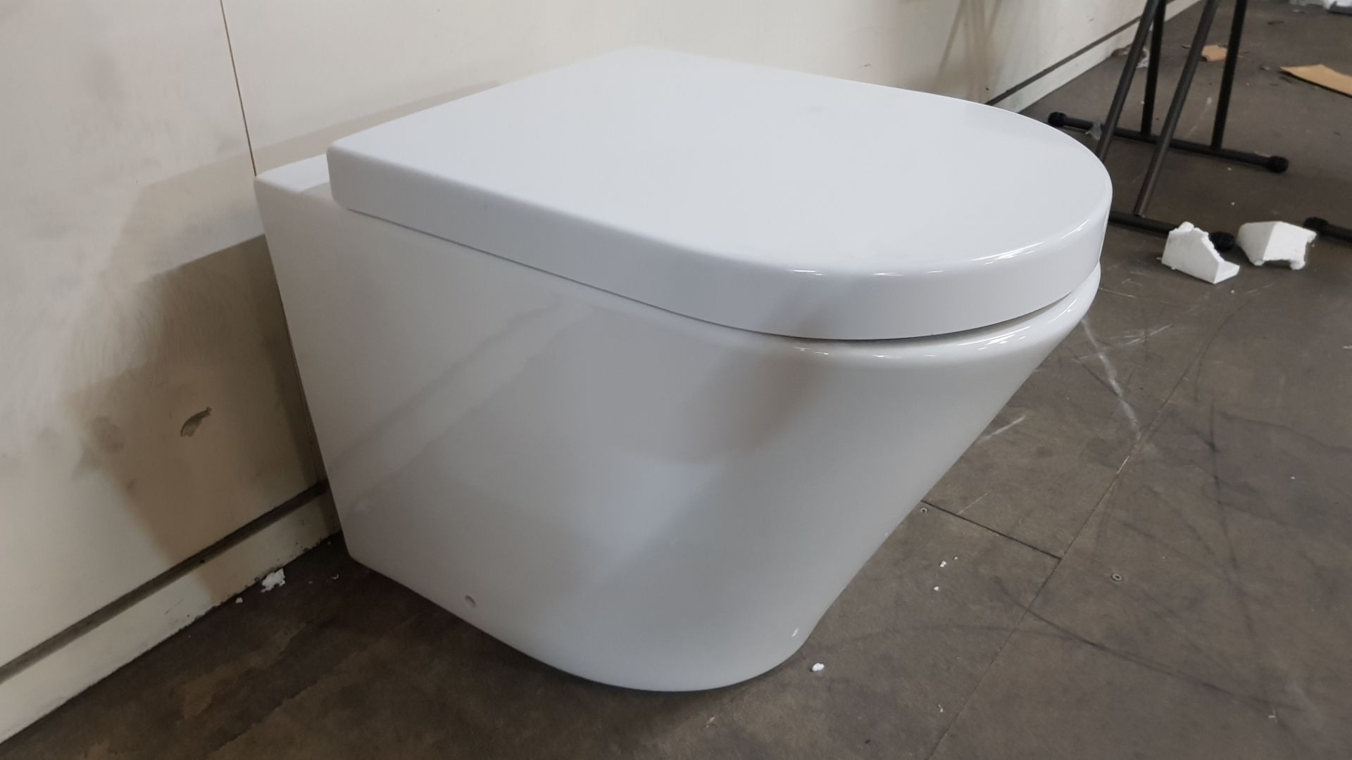 Mode Trim Back To Wall Toilet Pan With Seat