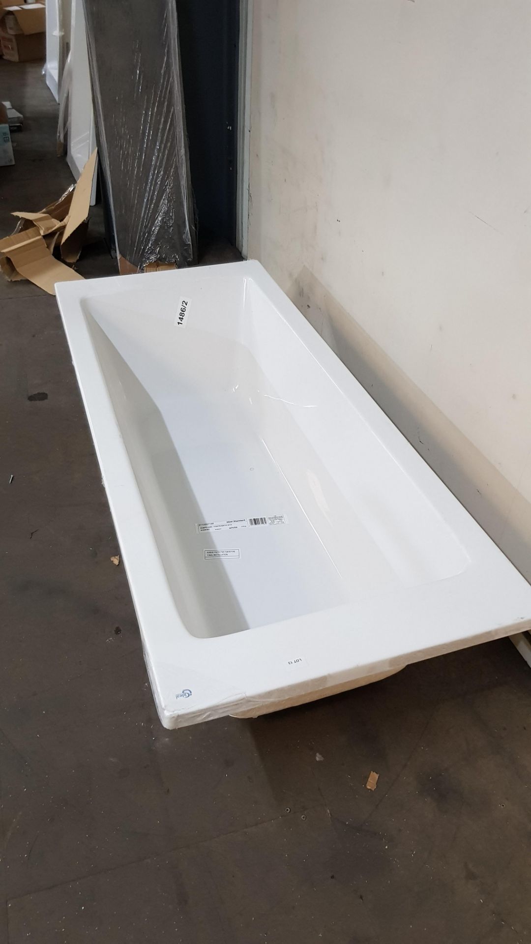 Ideal Standard 1700x700mm Tempo Arc Single Ended Bath (0112201130) Damaged - Image 3 of 5