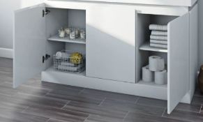 1 X Hardy White Floorstanding Vanity Unit 1380mm (MD1380CA) RRP £400