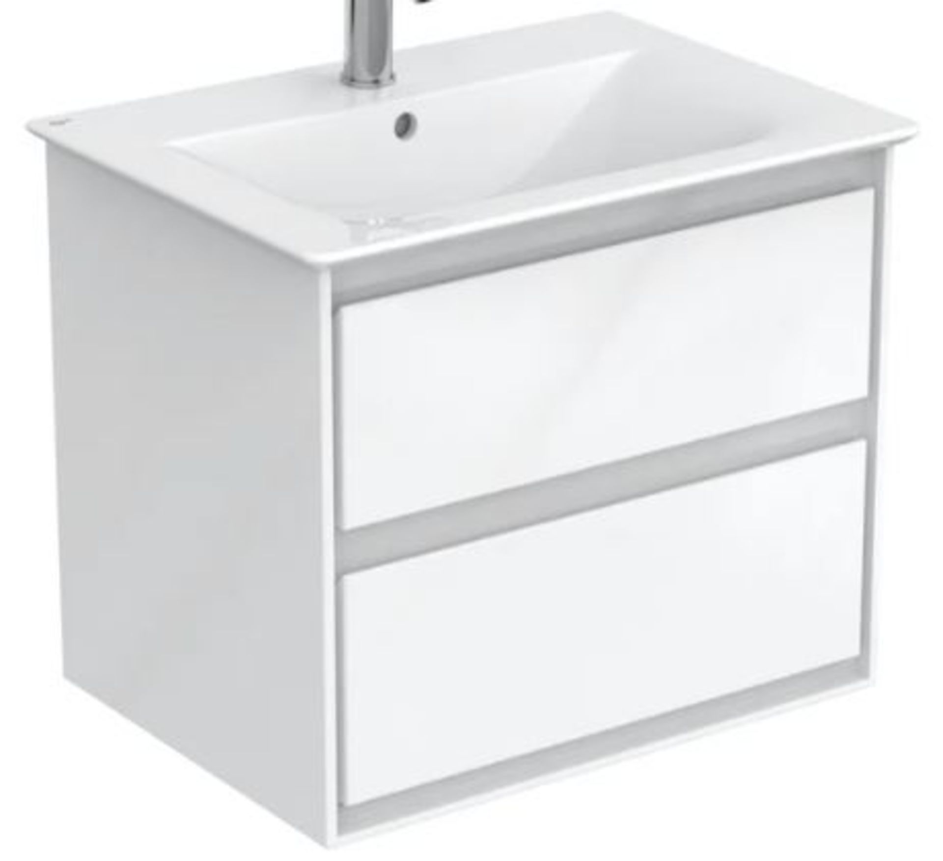 2 Items. 1 X Single Ended Square Edge Bath 1500 X 700 (ncric1570s)RRP £139 & 1 X Concept Air 600m - Image 2 of 6