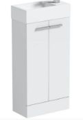18 Items. 1 X Clarity Compact White Floor Standing Unit With Resin Basin (md725fbgwv) RRP £155, 1