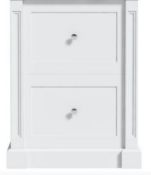 The Bath Co Burghley Matt White Vanity Unit 650mm (NH650) Damage To Bottom Right Unit